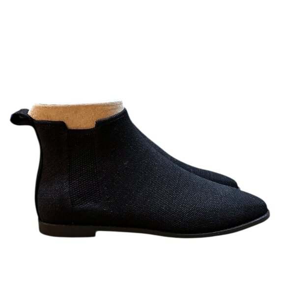 NEW Rothy’s The Merino Chelsea Ankle Square Toe Slip-On Ankle Booties Flat - Picture 2 of 11